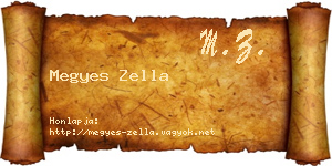 Megyes Zella névjegykártya